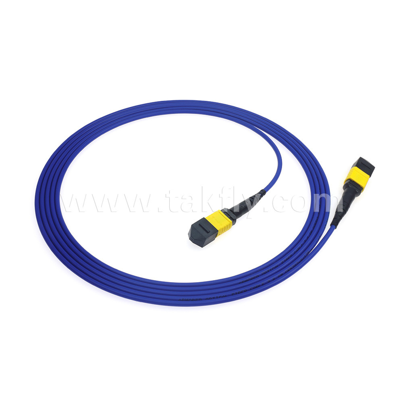 Centre de données FTTX câble à fibre optique MPO patch cord MTP câble tronc blindé SM MM Jumper