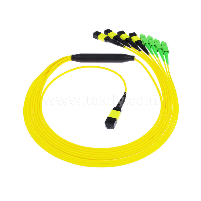 Splitter de câble de patchcord MPO/MTP SC/LC/FC/ST/MPO Fibre optique pour le centre de données AI FTTx Telecom