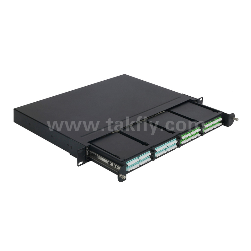 1U monture de rack 24F MPO-LC MTP panneau de patch haute densité 96F pour le centre de données