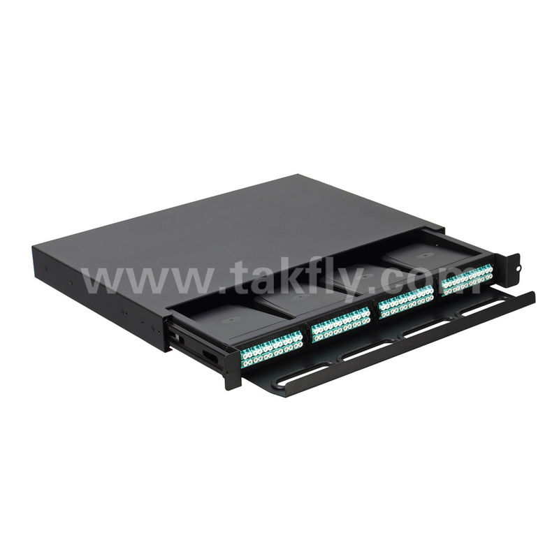 Gestion des panneaux de patch MPO/MTP Cassette de fibre optique de type glissante pour le câblage FTTX des centres de données