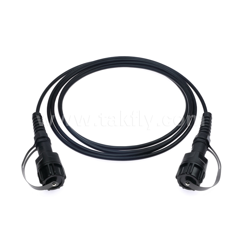 SM/MM MPO patch cord MTP trunk cable ODVA-MPO/MTP jumper étanche pour le centre de données FTTX