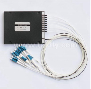 1%TAP 8+1CH CWDM Mux Demux ABS Boîte de 2,0 mm 3,0 mm LC connecteur APC