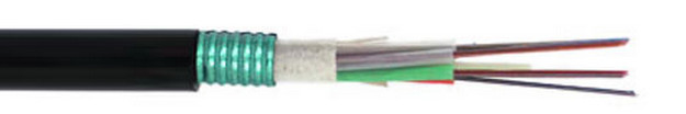 GYFTS 2-144F Cable optique extérieur avec ruban adhésif et enveloppe extérieure en MDPE