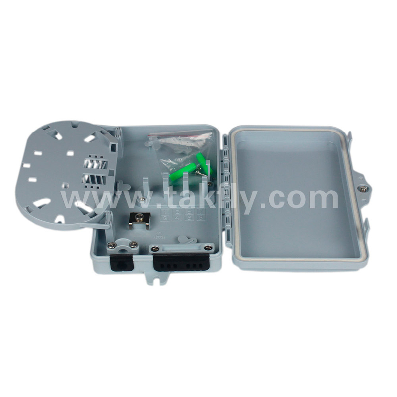 Boîte de terminaison à fibres optiques à base de matériau 6 PC ABS pour les connexions à fibres rapides