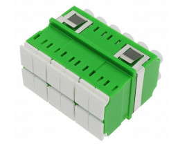 Adaptateur LC à haute densité de port 12 mode unique et mode multimodaux pour le réseau