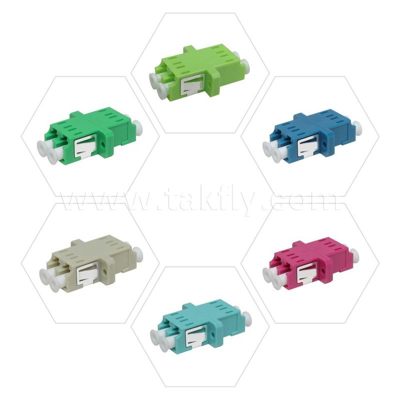 LC Adapteur câble coupleur APC/UPC SM/MM Simplex/Duplex/Quad/6 voies/8 voies Fibre optique pour le centre de données FTTH