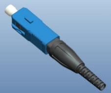 Connecteur mécanique à fibre optique mono-cœur avec perte de retour PC garantie de 50 dB