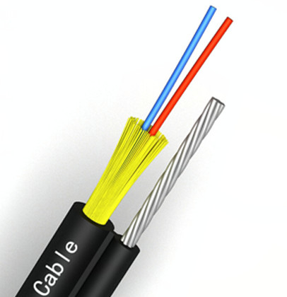 Cable optique FTTH-2C à 12 cœurs à manche étroite, facile à retirer pour une installation fluide