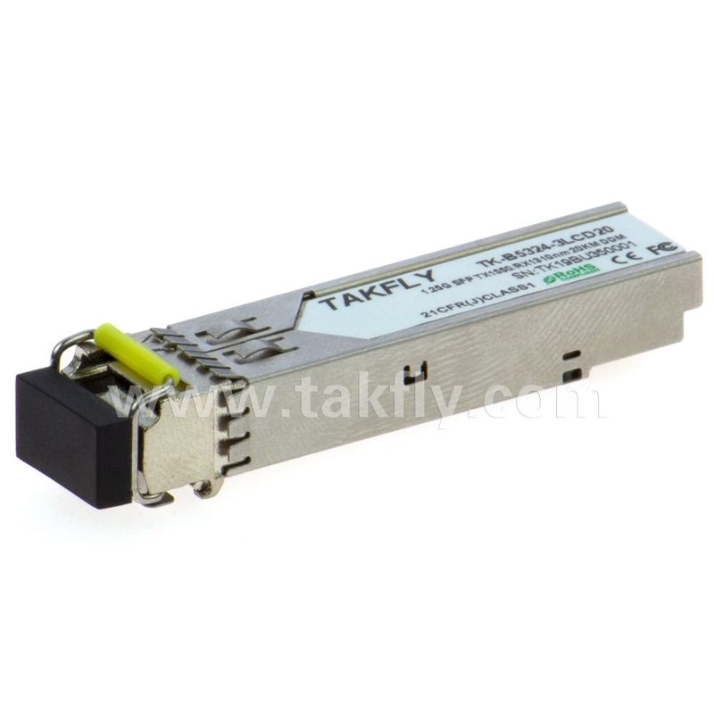 1.25G SFP BIDI Tx1550/Rx1310nm 20KM SMF DDM LC CISCO JUNIPER HUAWEI MODULE de transmetteur optique SFP compatible