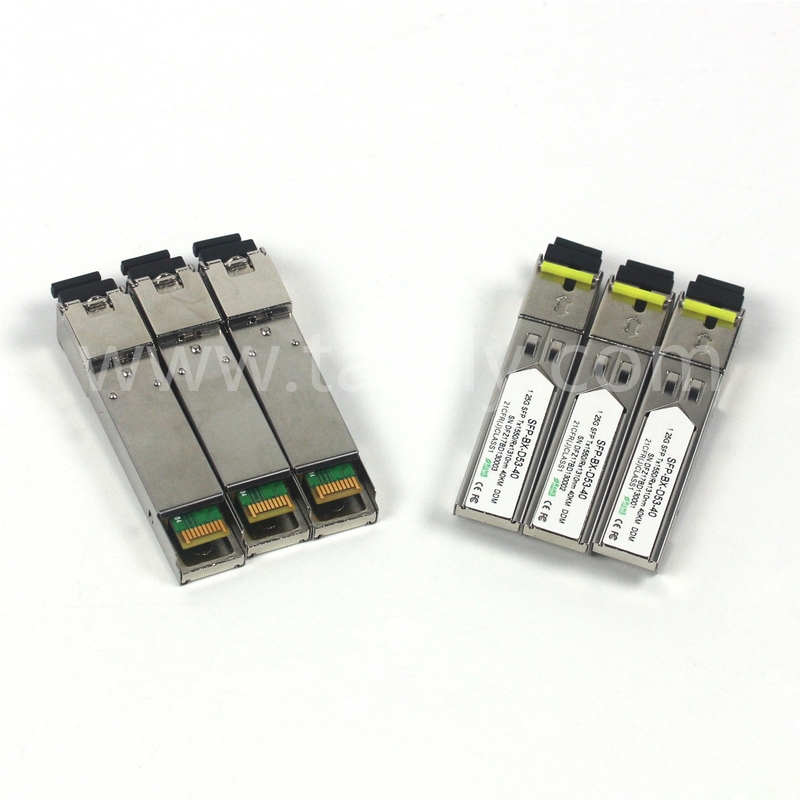 1.25G SFP BIDI Module émetteur-récepteur optique Tx1550/Rx1310nm 40KM SMF DDM LC CISCO JUNIPER HUAWEI Compatible