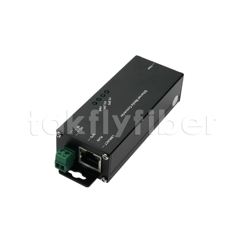 10 100 1000M Convertisseur multimédia industriel de type mini Convertisseur multimédia fibre Ethernet