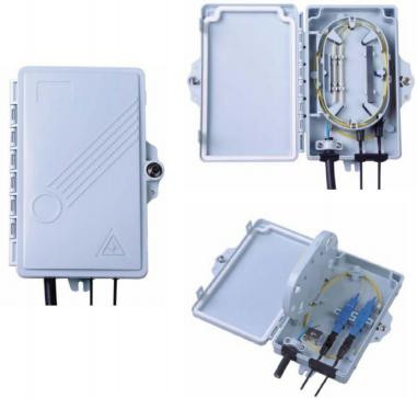 Boîte de terminaison à fibres optiques FTTH, adaptée à une utilisation à l'extérieur et à l'intérieur