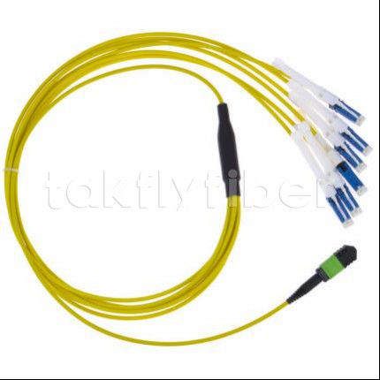 Cordon de raccordement fibre optique de qualité télécom durable avec perte d'insertion ≤0.3dB et diamètre de fibre 50/125