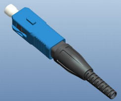 SC UPC/APC Type Connecteur à fibre optique rapide Technique mécanique intégrée avec 125 μm 652 657 Diamètre de fibre