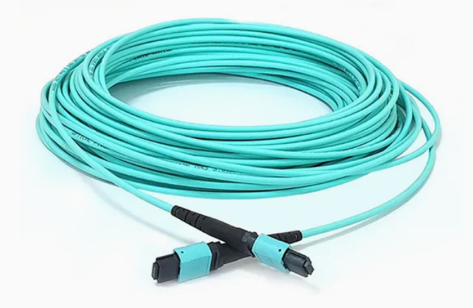 8/12/24core 2m-50m haute densité PVC/LSZH UL certification féminin/masculin MPO-MPO Sm Om3 Om4 Om5 tronc câble patch câble jumper à fibre optique