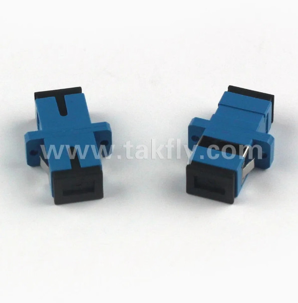 Adaptateur à fibre optique simple-duplex FTTH SC conforme à la norme RoHS Température de fonctionnement -40 à 85 °C Perte de retour ≥ 45 dB