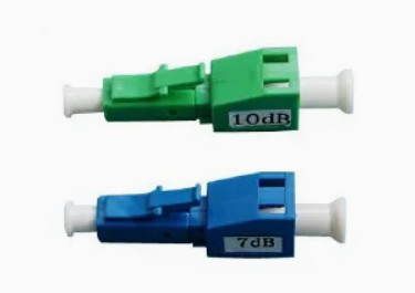 LC UPC/APC 3, 5, 10, 15, 20dB Attenuateur optique en fibres mâles-femelles avec corps métallique