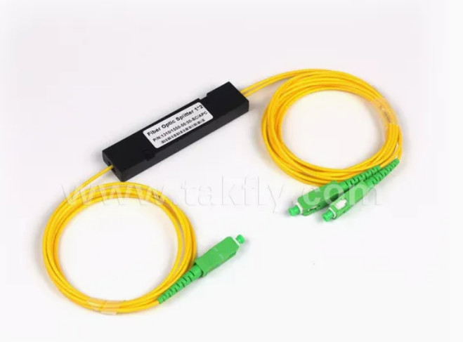 1x2 mode unique ABS SC PLC Splitter Fibre optique Sc APC 1 à 2 PLC Splitter