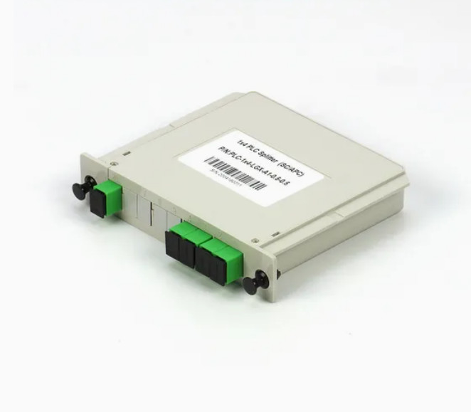 1x4 FTTX Gpon Fiber Casette Type LGX PLC Splitter avec connecteur Sc/APC Haute fiabilité et stabilité