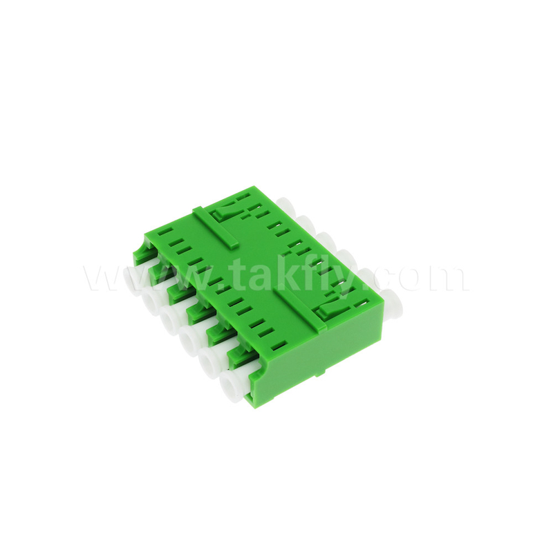 LC/APC 6 modes adaptateur, SM OS2, vert, sans bride mode unique pour le réseau