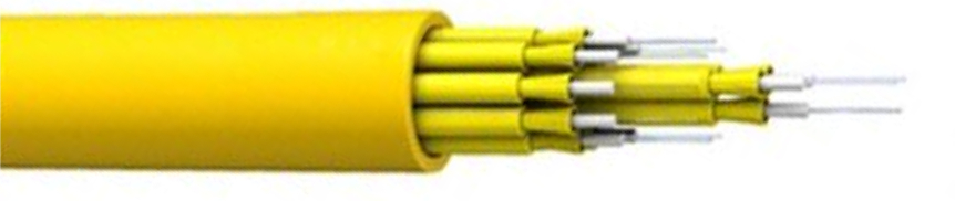 Câble optique d'intérieur 2000M LSZH/PVC/PU d'évasion de noyaux de FTTH 4-48 pour la solution de télécommunications