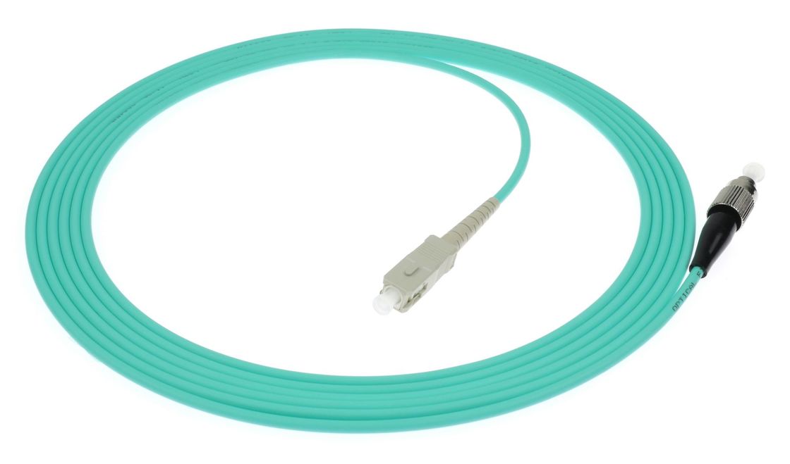 SC-FC Cordon de patch en fibre optique simple LSZH/PVC UPC et APC