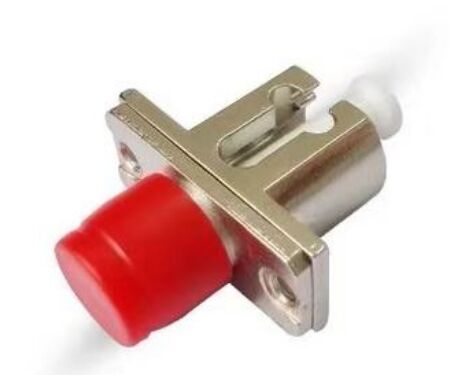 FC-LC Flanches métalliques à noyau unique Adaptateur à mode unique, multimode Adaptateur à fibre optique à flange pour télécommunications