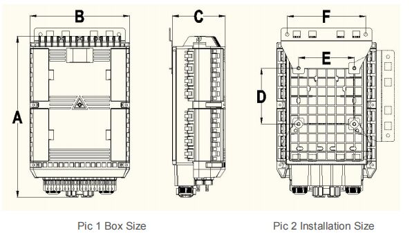 Boîte de terminaison de fibre FTKS-1708-24C-16F pour système de réseau de communication FTTx en provenance de Chine