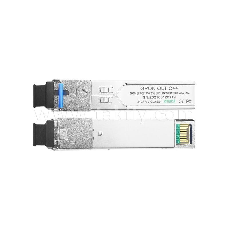 Module émetteur-récepteur optique SFP GPON OLT Classe C++ pour Data Center FTTH FTTX