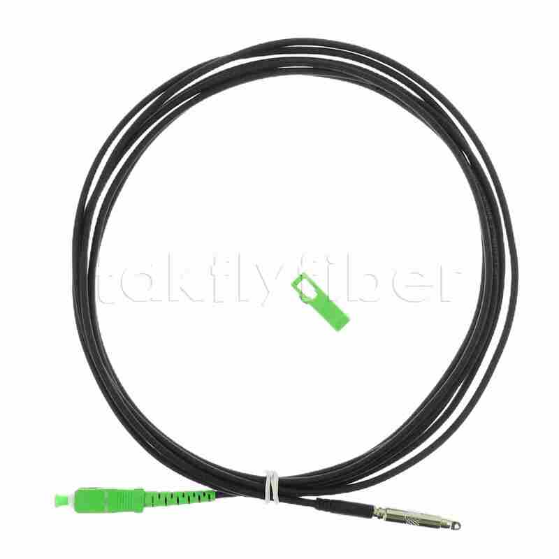 Cordon de fibre optique FTTH CPR, enfichable, avec gaine TPU de 3,0 mm et fibre G657A2