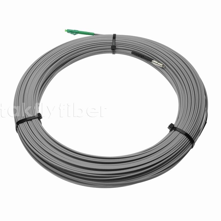 Pullable PRE-Connectorized Bullet SCAPC FTTH Drop Cable Cordon à fibre optique 2,0x5,2 mm