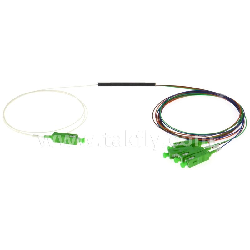 Séparateur PLC, sorties colorées de 0.9mm, Mini Tube en acier, Fiber optique SC APC/UPC pour Center de données, télécommunications FTTX