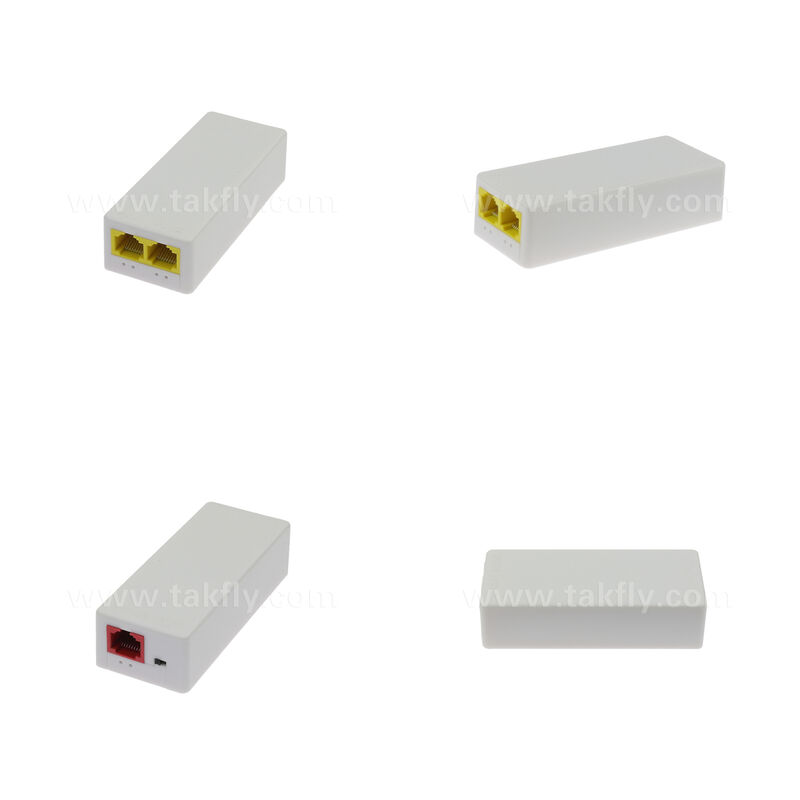 Extendeur PoE Gigabit étanche 1 à 2 ports avec extension de 250 m et norme IEEE 802.3af/at