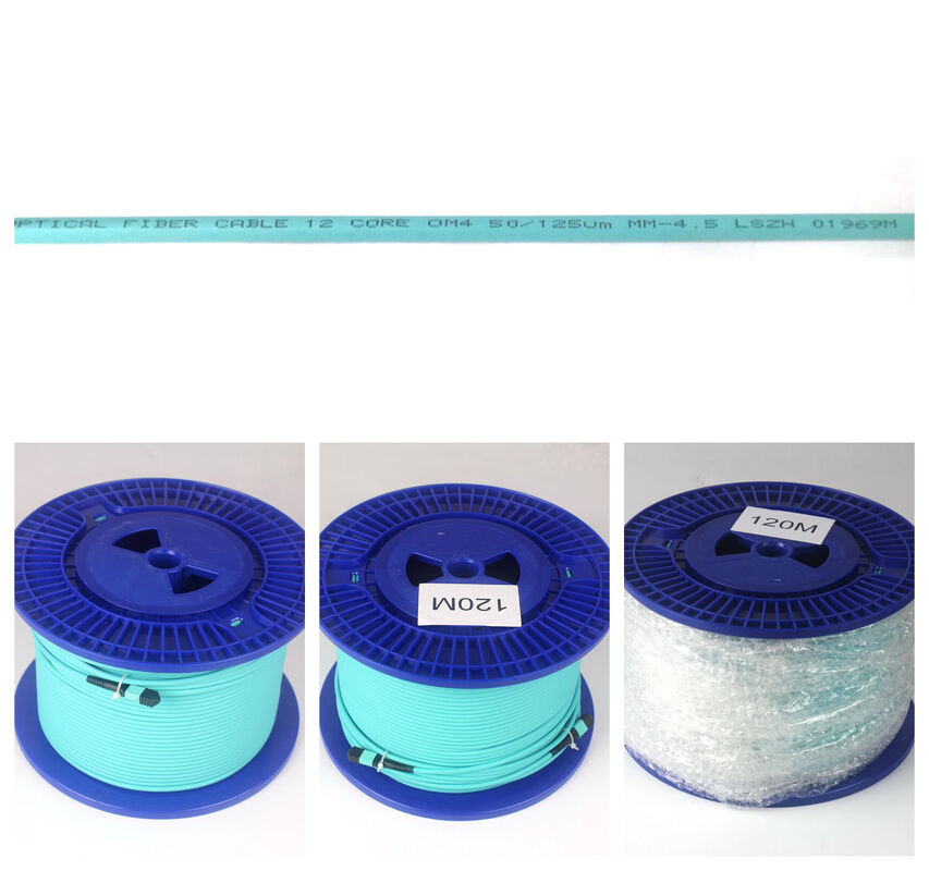 Cordon de brassage MPO/MTP multicœur terminé en usine pour les déploiements de centres de données à espace restreint