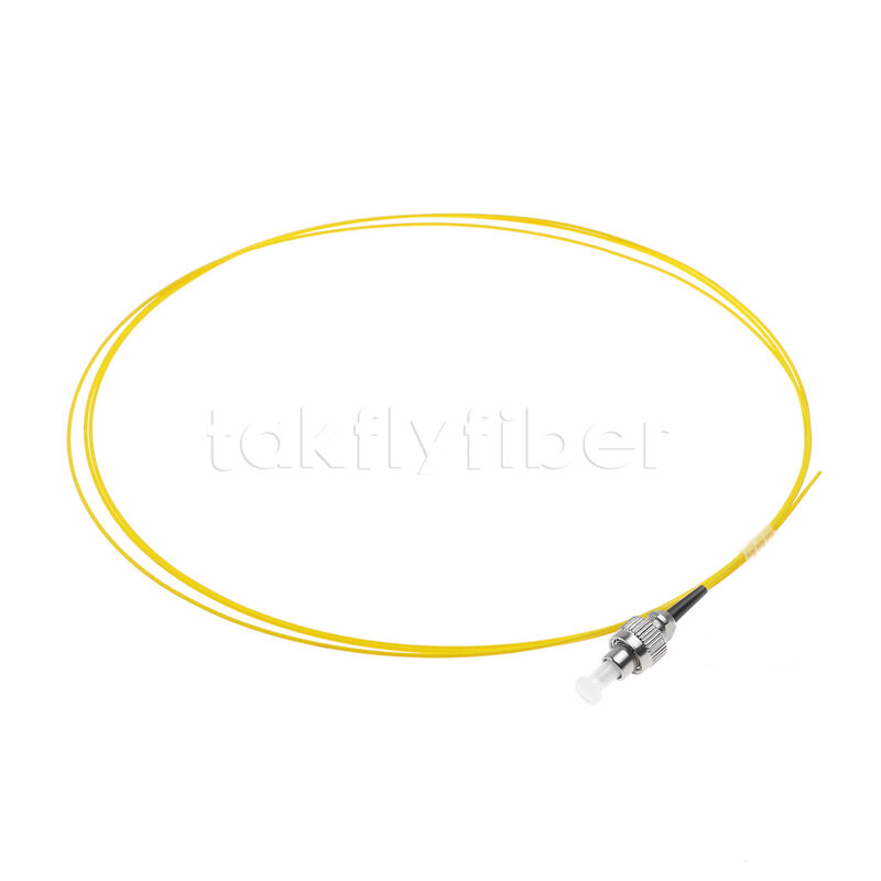 FC Simplex Optical Pigtail ¢ Mode unique 9/125μm, 1m/2m/3m Longueur, 0,9mm/2,0mm/3,0mm, Vêtement en PVC/LSZH