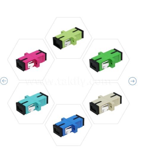 Adaptateur SC Simplex | Installation facile et résistance aux températures élevées et basses | Coupleur à fibre optique pour une transmission de puissance maximale