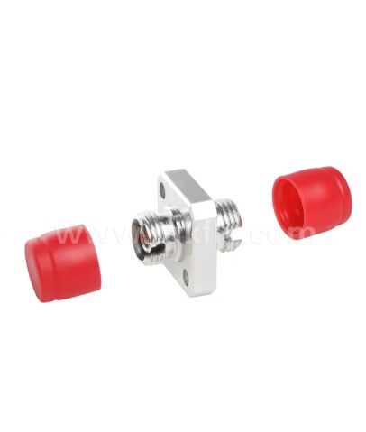 Adaptateur métallique FC Simplex Type carré, coupleur à fibre optique à faible perte d' insertion pour la connexion de câbles et d' équipements