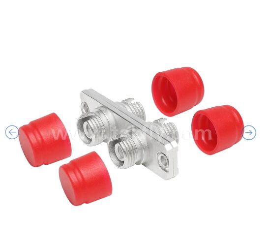 Adaptateur métallique FC   Type rectangulaire, coupleur FC à faible perte pour câblage en fibre optique