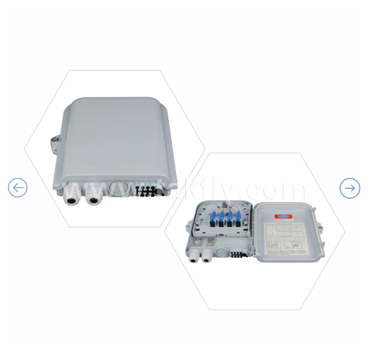 FTKS-1805-8E boîte de terminaison avec 8 PCS SC/UPC SM SX adaptateur et queue de poule entièrement installé