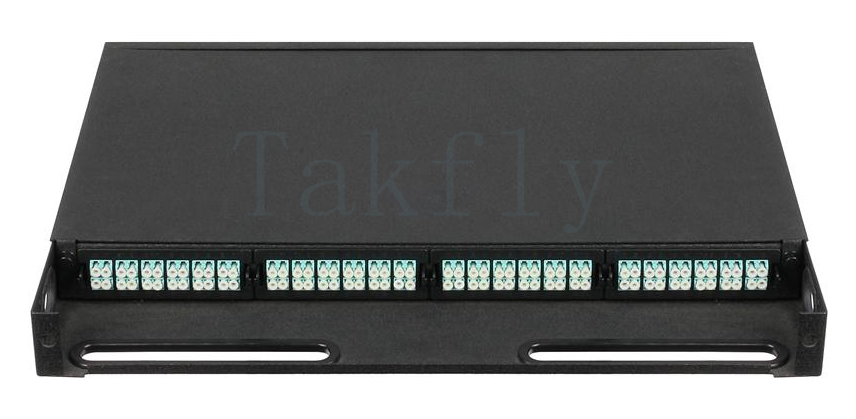 Panel de gestion MPO/MTP à LC de la cassette ¢ monture sur rack, pour le câblage à haute densité en fibre