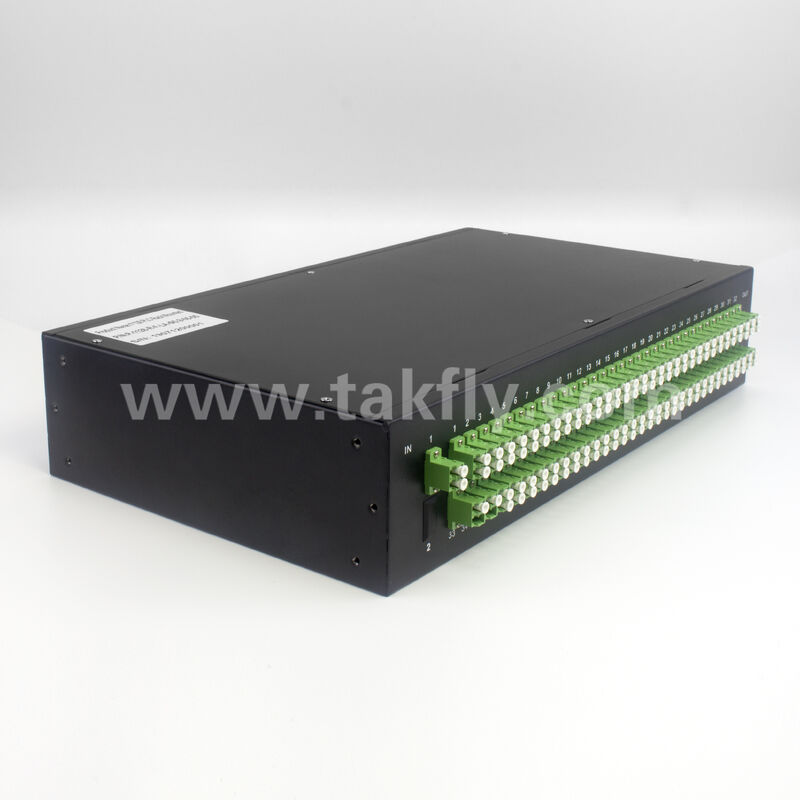 1×128 Compteur de port élevé PLC Rack de séparation monté Panneau de patch Ultra haute densité FTTX Distribution