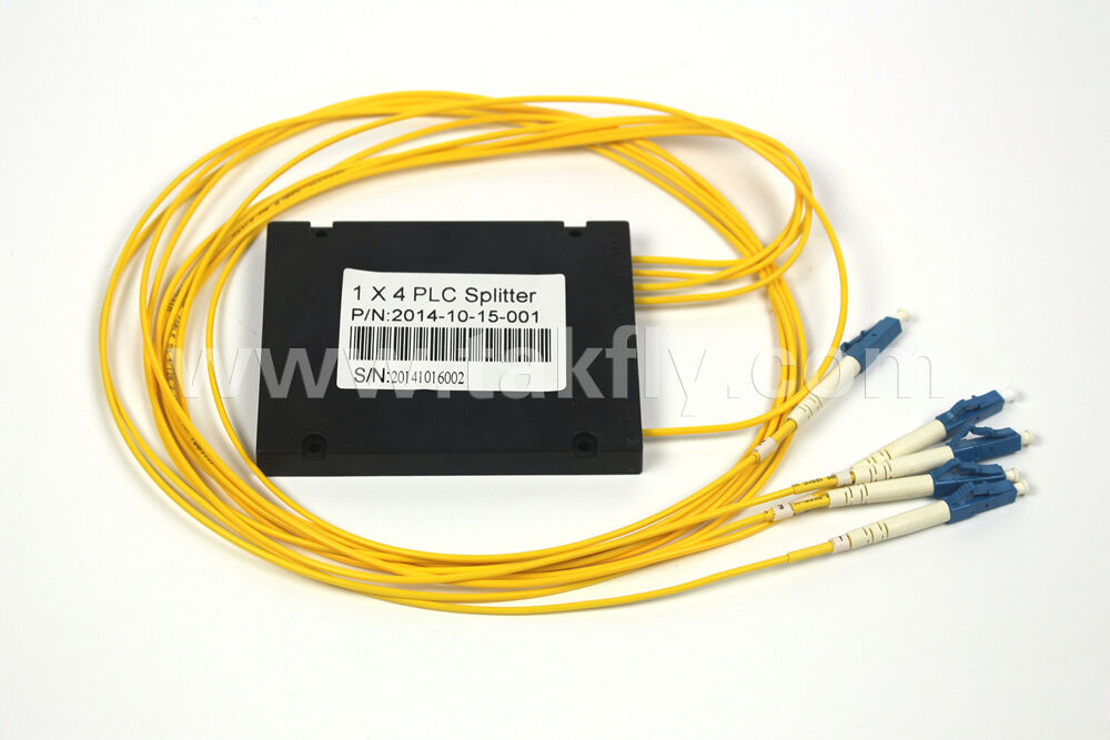 Splitter PLC polyvalent de la boîte ABS de 1 × 2 à 1 × 64, faible perte, large température, personnalisable
