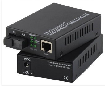 10/100/1000Base-TX à 1000Base-FX SC Convertisseur multimédia à fibre unique