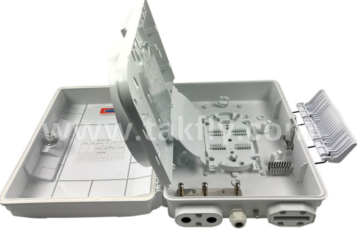 Boîte de terminaison de fibre FTKS-1805-16K-24E-24H 24 ports pour la construction de réseaux de communication FTTx en provenance de Chine