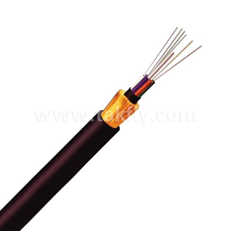 Câble aérien autoportant entièrement diélectrique ADSS-100M – 4 à 96 fibres, portée 100 m