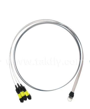 MTP 12CH×3 à 36 canaux assemblage de fibres de fibre 3×12CH connecteurs MTP à 36CH FAU V-Groove, faible perte d'insertion, pour les émetteurs-récepteurs optiques 1.6T et les optiques co-emballées (CPO)