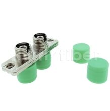 FC DX Fiber Optic Adapter with Zirconia Sleeve for Low Loss ≤0.2dB and Duplex-Compatible ODF Wiring