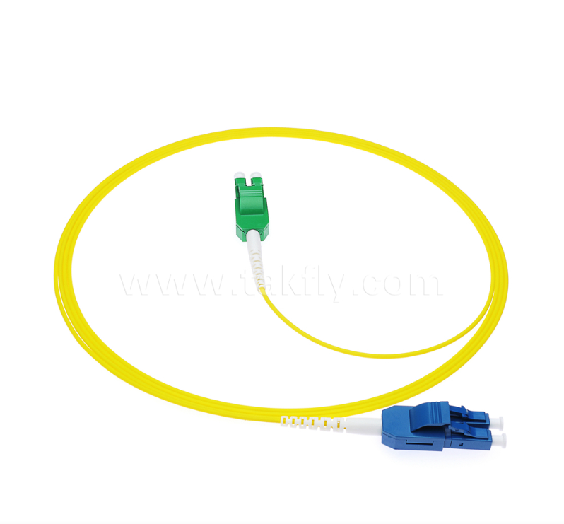 Cordon de brassage fibre optique LC Uniboot – Un tube à deux conducteurs, polarité interchangeable, jaune, réduit de moitié le volume du câble