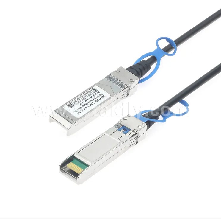 DAC 25G SFP28 haute performance    Idéal pour les commutateurs 25GbE et les réseaux de centres de données