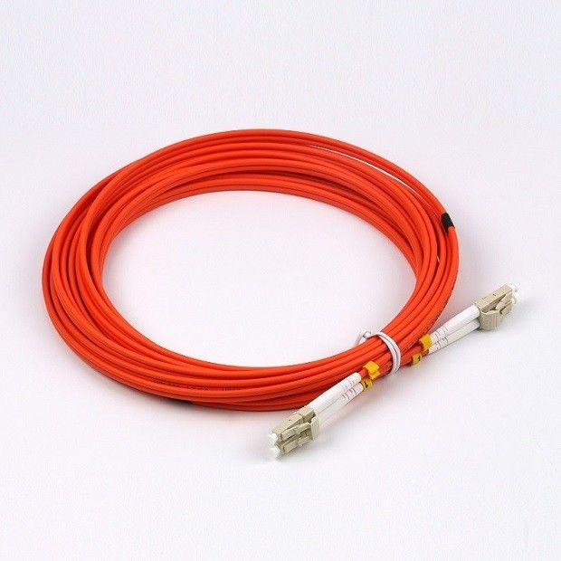 LC au duplex optique Patchcord 3.0mm LSZH de la fibre OM1 de LC 5m pour le réseau